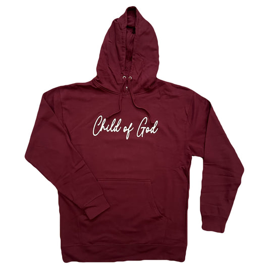 Child of God Hoodie- Maroon